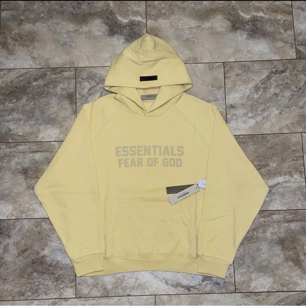 NEW Fear of God Essentials Light Tuscan Hoodie 100% Authentic